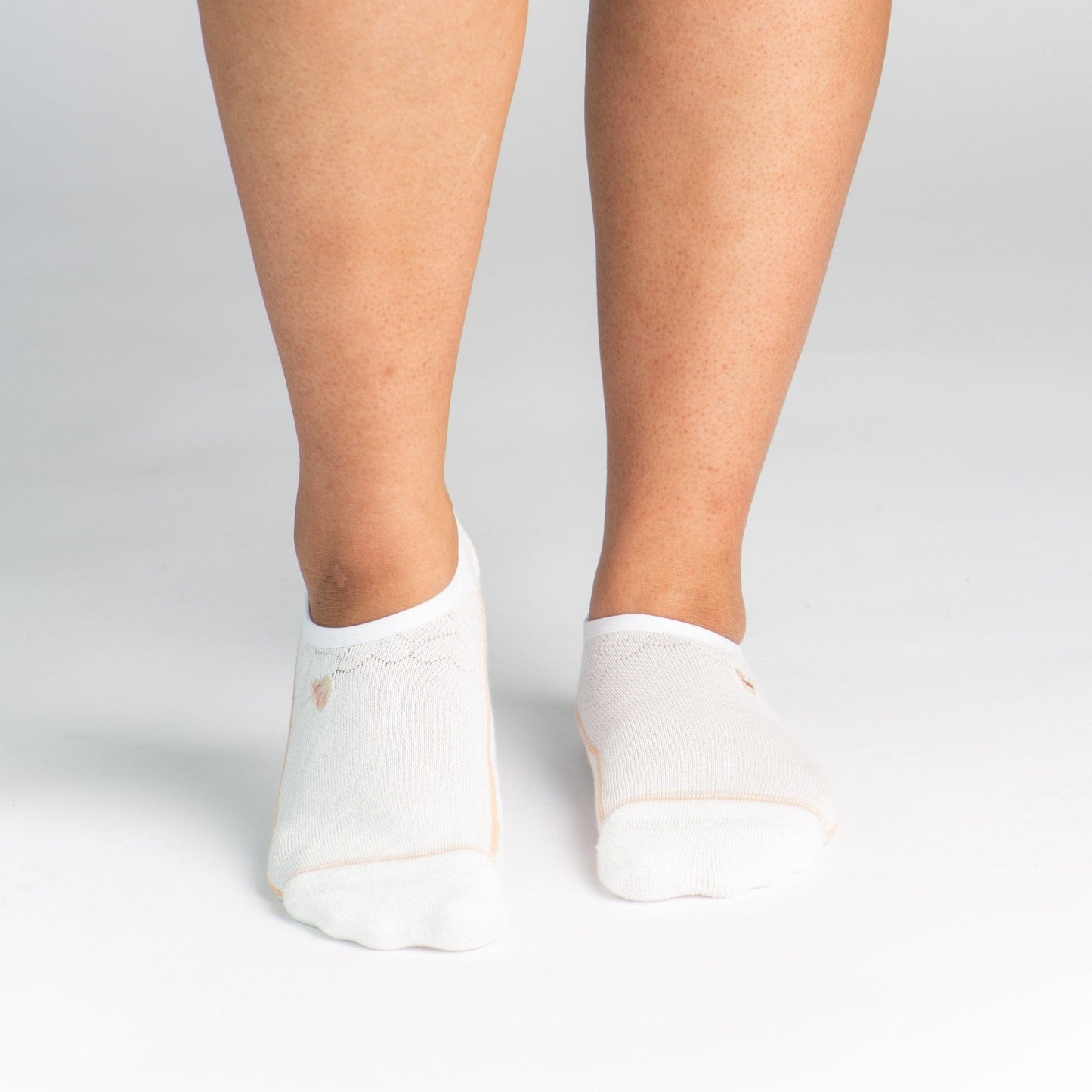 Bamboo Socks | No Fuss No-Show | Star White