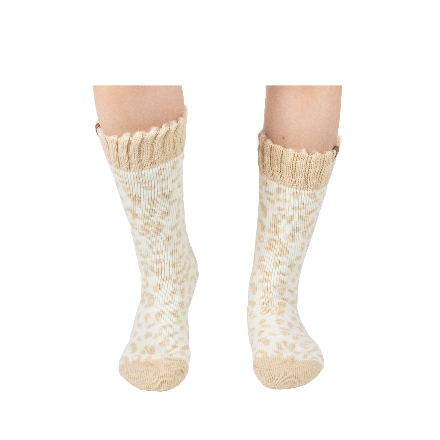 Cheetah Sand - Boot Socks Short