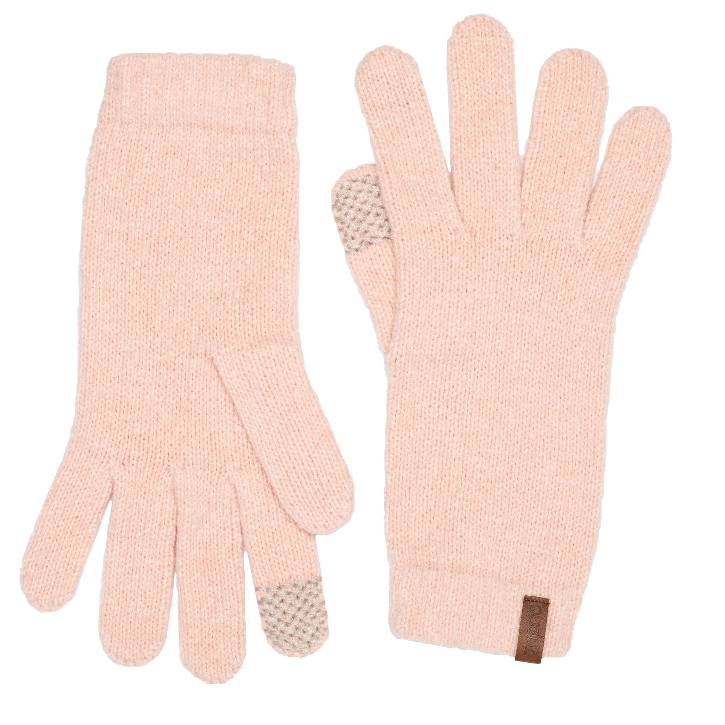 Blush Faux Cashmere Tech Glove