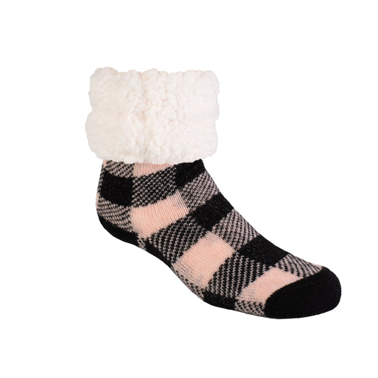 Lumberjack Pink Dogwood- Classic Slipper Sock