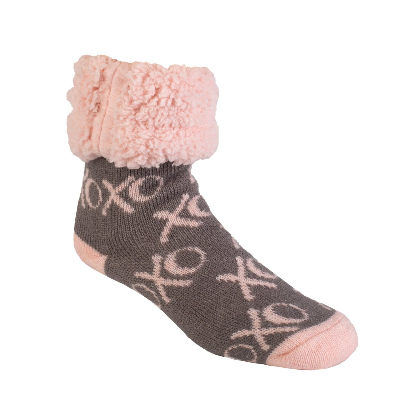 Xoxo Grey - Classic Slipper Sock